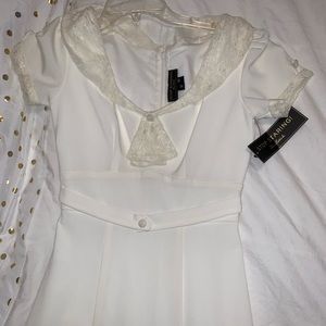 Stop Staring Ivory Raileen Dress